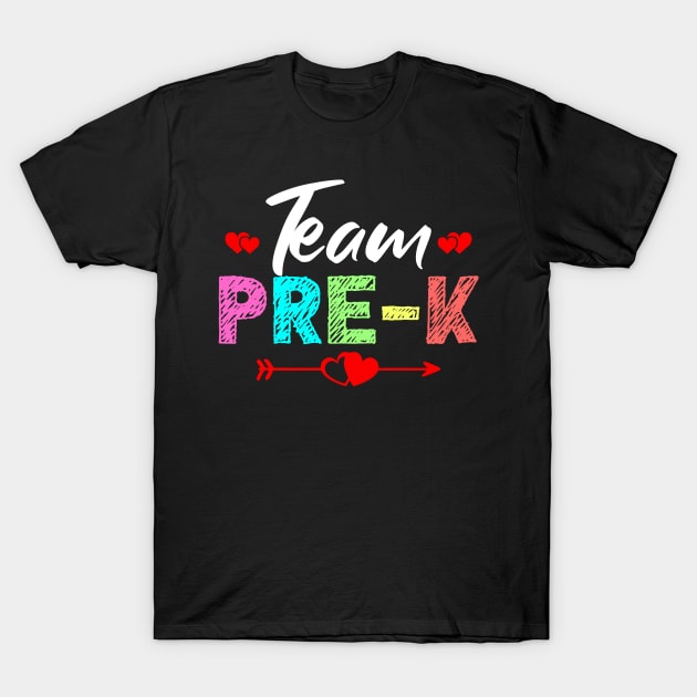 Team Pre-K Teacher T-Shirt by DragonTees